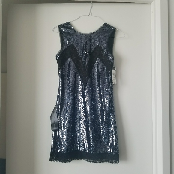 New dress BCBG sequins party sexy shiny - Picture 2 of 4